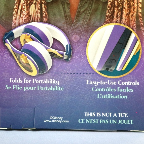 NEW Disney Wish Bluetooth Kids Wireless Headphones Foldable Travel - Picture 6 of 7